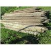 Image 1 : PILE C/W APPROX. 30 FENCE POSTS (4 - 6")