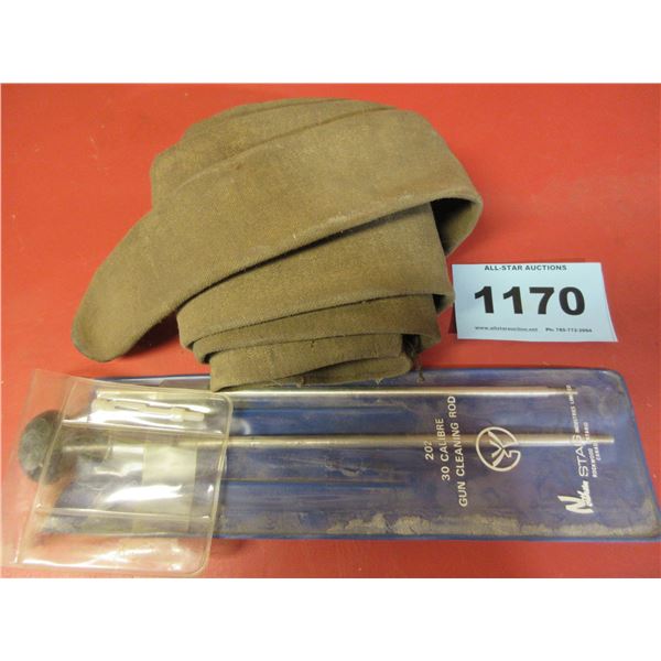 GUN SCABRE & 30 CALIBRE GUN CLEANER