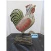Image 2 : WOOD ROOSTER ORNAMENT (APPROX. 16"H)