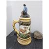 Image 3 : COLLECTABLE:  BEER STEIN & LID (APPROX. 14"H)