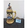Image 4 : COLLECTABLE:  BEER STEIN & LID (APPROX. 14"H)