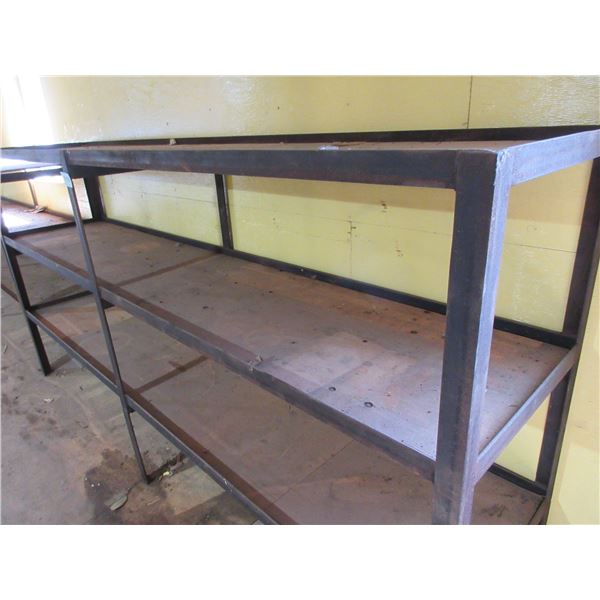 STEEL SHELF (APPROX. 10'L X 2'W X 5'H)