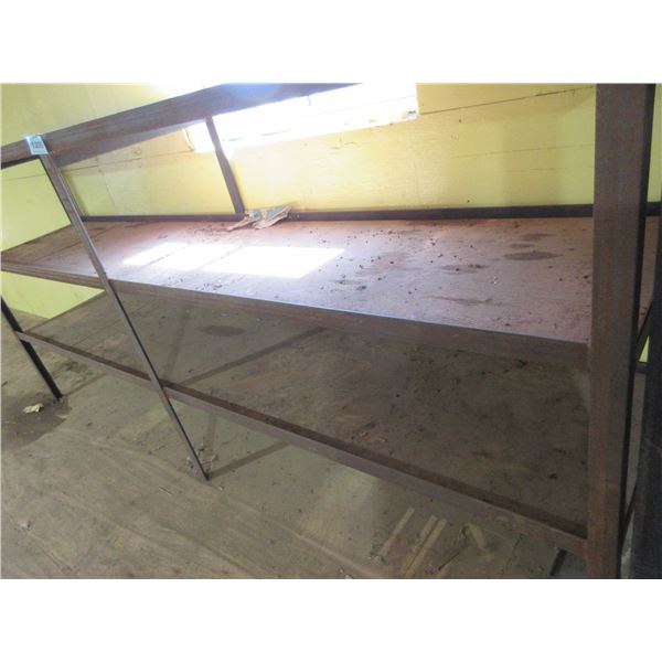 STEEL SHELF (APPROX. 10'L X 2'W X 5'H)
