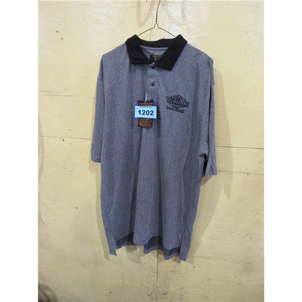 NEW:  MEN'S GOLF SHIRT (SIZE 2XL TALL)