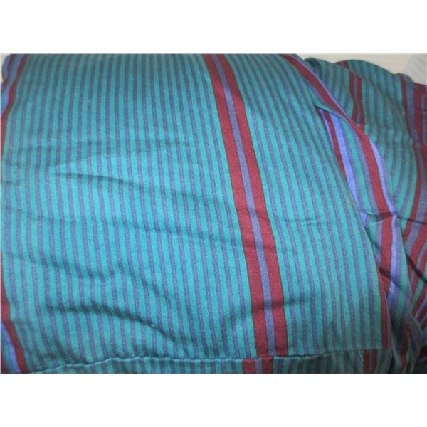 KING SIZE DUVET COVER (BLUE & PURPLE STRIPE)