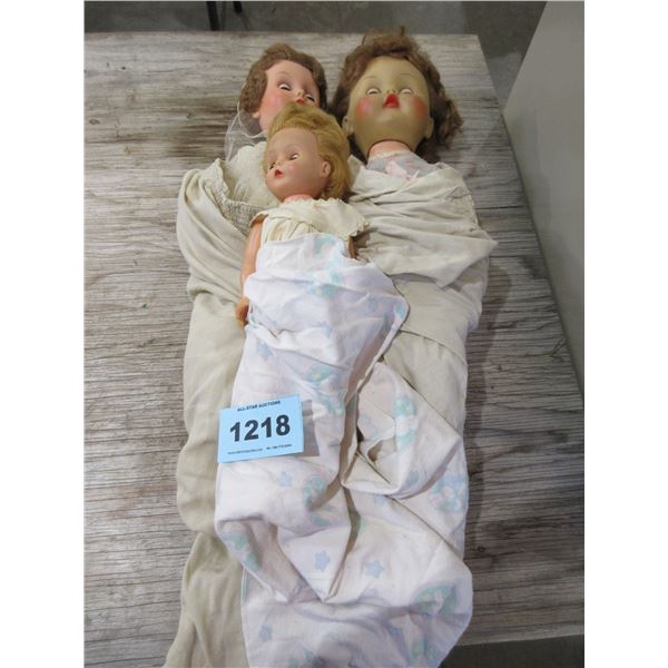 3 - VINTAGE DOLLS