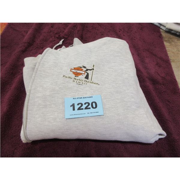 HARLEY DAVIDSON ZIP FRONT HOODIE (SIZE XL?)