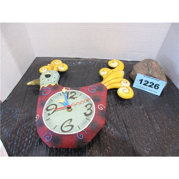 ROOSTER WALL CLOCK
