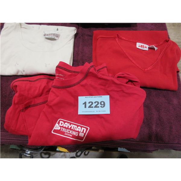 3 SHIRTS (LADIES XL & 2XL) & (MEN'S 2XL)