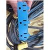Image 5 : HEAVY DUTY BLACK EXTENSION CORD (APPROX. 50') & BLUE EXTENSION CORD (APPROX. 50')