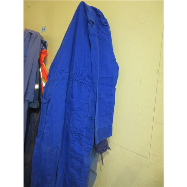3 PAIR OF BLUE COVERALLS (SIZE XL, 46