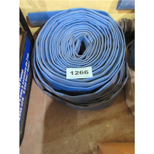 2 ROLLS 2" BLUE WATER HOSE