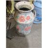 Image 1 : ANTIQUE:  PAINTED CREAM CAN (NO LID)