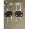 Image 2 : 2 FOLDING CHAIRS (BLACK)