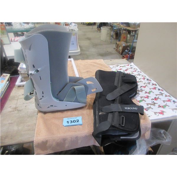AIR CAST & KNEE BRACE