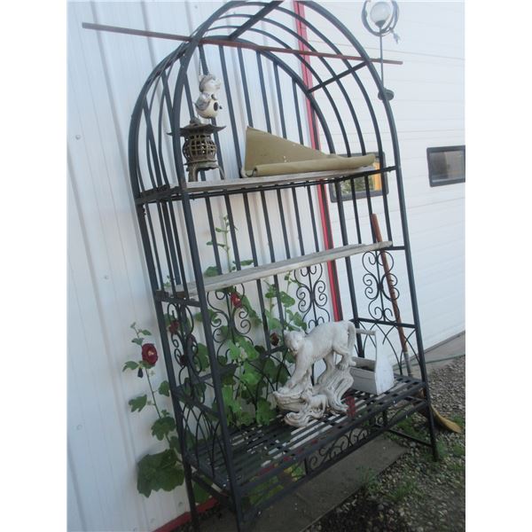 METAL GARDEN SHELF