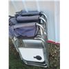 Image 1 : 2 BLUE FOLDING LAWN CHAIRS