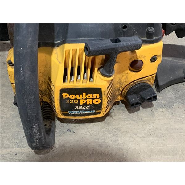 POULAN 220 PRO 38CC CHAIN SAW