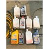 Image 1 : AIR HOSE; 10 JUGS OF ASSORTED OIL