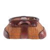 Image 3 : Early Turtle Leather & Bamboo Weave Fishing Creel