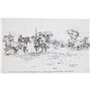 Image 2 : Custer Battlefield Reno Original Sketch by Dave Powell