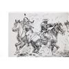 Image 3 : Custer Battlefield Reno Original Sketch by Dave Powell
