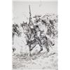 Image 4 : Custer Battlefield Reno Original Sketch by Dave Powell
