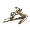 Image 1 : T. Bennett Nude Woman Stretching Bronze Sculpture