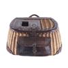 Image 1 : McMonies Model 60 Size 5 Leather Creel 20th C.