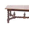 Image 6 : 18th C. Louis XIII Barley Twist Trestle Table