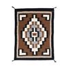 Image 1 : Navajo Two Grey Hills Wool Rug c. 1950's
