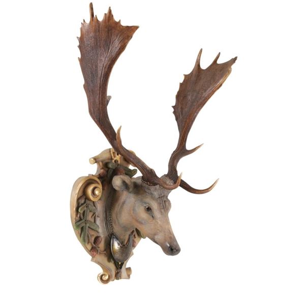 19th C. Habsburg Fallow Deer Eckartsau Castle