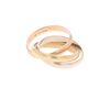 Image 4 : Cartier 18k Tri Color Gold "Trinity" Triple Ring