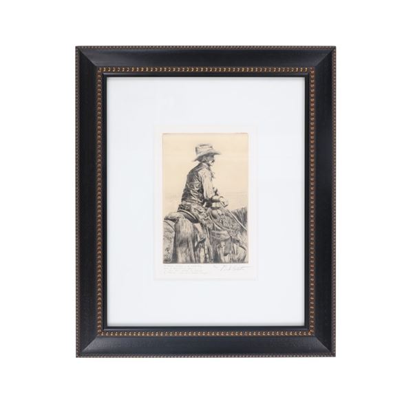 Bob Coronato Chine-Collé "A Great Horse" Etching