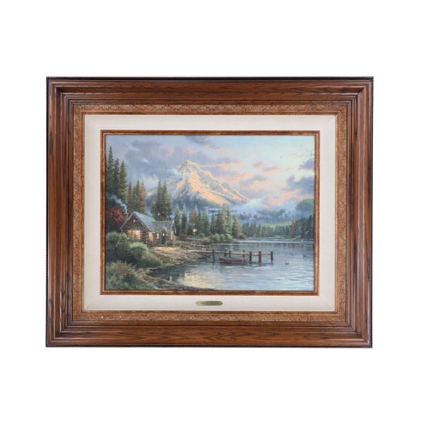 Thomas Kinkade (1958-2012) Lakeside Hideaway