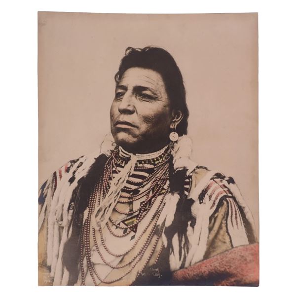 1913 Blackfoot Chief Two Guns White Calf Photo