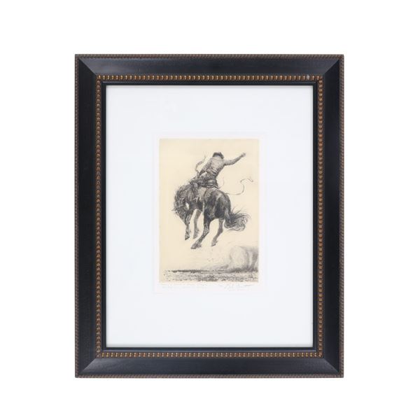 Bob Coronato Chine-Collé "Buncha Bronc Stomp'n" AP