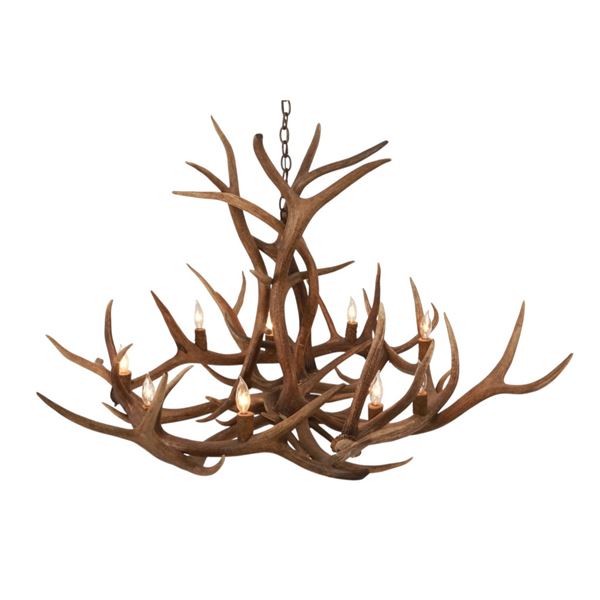 IMPRESSIVE White-Tail Deer Antler Chandelier