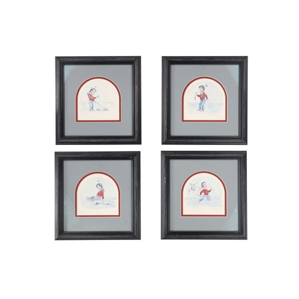 Ace Powell Indian Boy Watercolour Print Collection