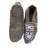 Image 5 : Ca. 1870 Crow Beaded Buffalo Moccasins ex-Cowan's