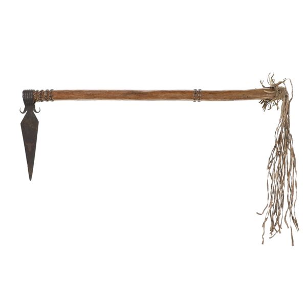 Northern Plains Spontoon Tomahawk - Bison Inlaid