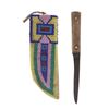 Image 1 : Ca. 1930- Northern Cheyenne Beaded Sheath & Knife