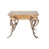 Image 3 : 19th C French Black Forest Antler & Burl End Table