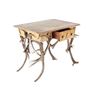Image 4 : 19th C French Black Forest Antler & Burl End Table