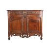 Image 1 : 19th Century Louis XV Carved Walnut Buffet