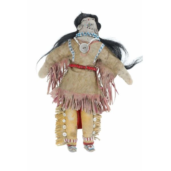 Ca. 1920-1930 Plains Beaded Doll ex-Aberdeen, S.D.
