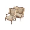 Image 2 : 18th C. Louis XV Fauteuil Salon Two Piece Suite