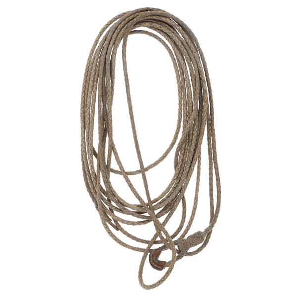Handmade Four Strand Rawhide Reata c. 1940s