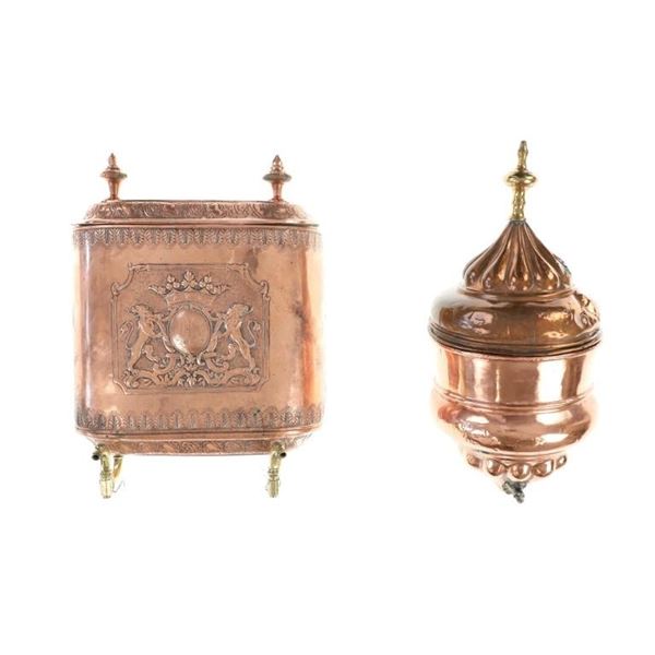 Ca 18th C Louis XV French Provincial Copper Lavabo
