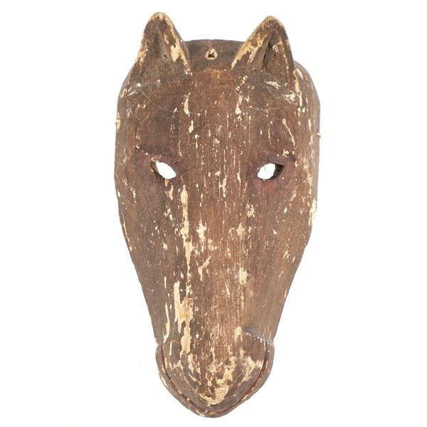 Eastern Cherokee Hand-Carved Booger Mask, 19th C